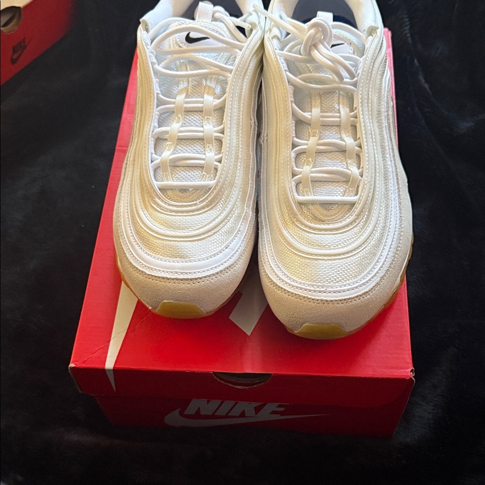 Nike Cream and White Air Max 97